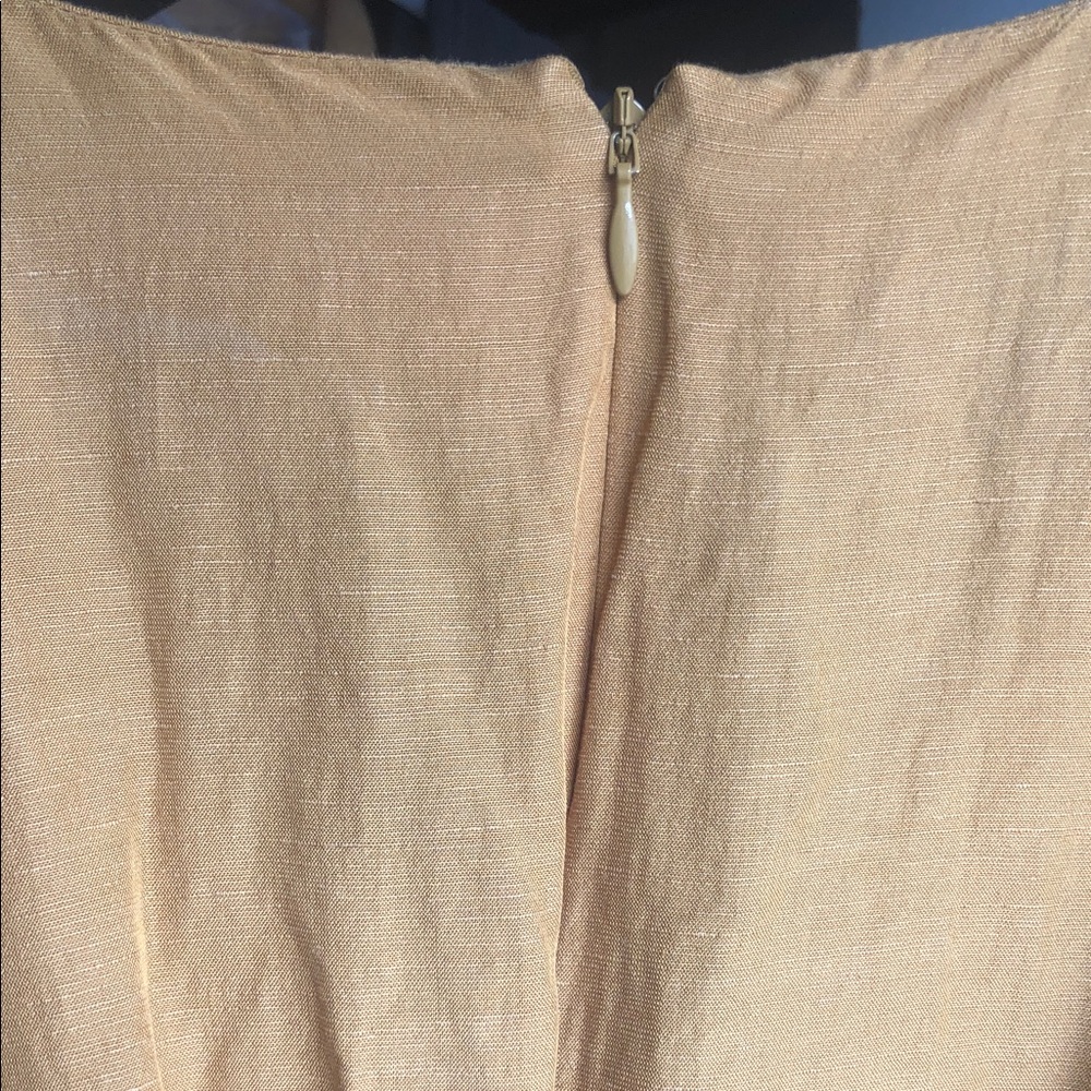 Madewell Mustard Yellow Short-Sleeve Tie-Waist Maxi Dress - Picture 9 of 12